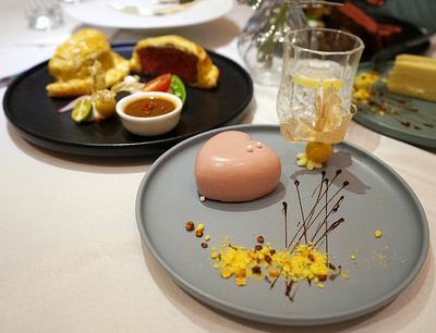 当西式甜点遇见东方小吃 高清摄影下的板栗饼艺术